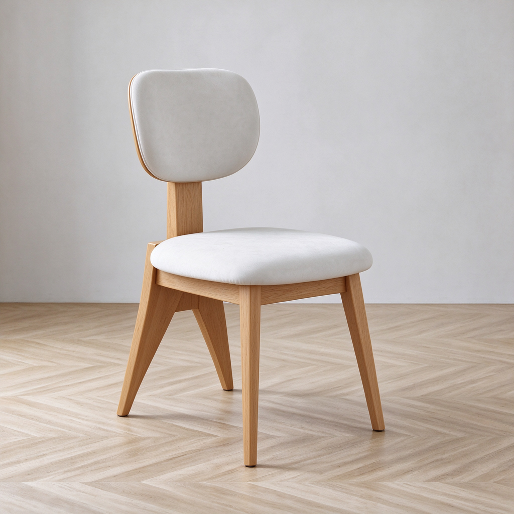 Comedor de madera maciza de 2 unidades - 21*19*33