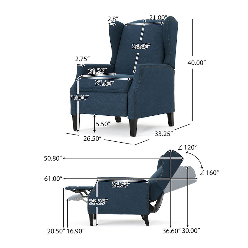 Traditionele relaxfauteuil, stijlvol en comfortabel
