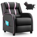 Kids Recliner Chair Ergonomic Leather Sofa Armchair w/Footrest