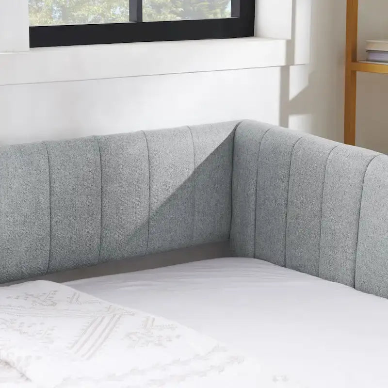 Twin Size Linen Daybed with Trundle & - 500LB
