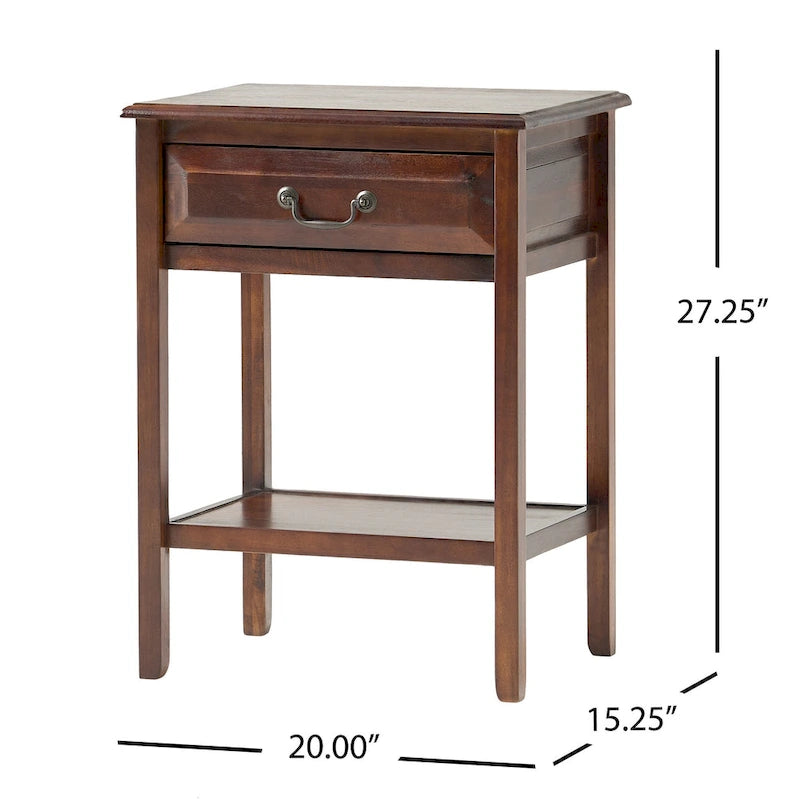 Acacia Wood Accent Table by Home