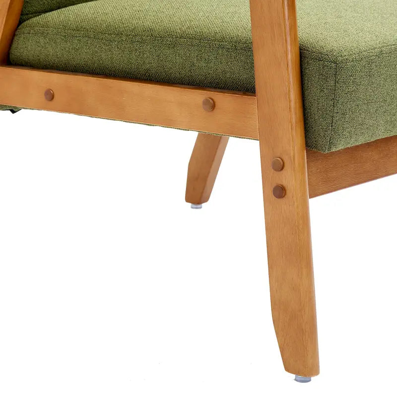Leisure Accent Chairs Armchair with Solid Wood Armrest and for Living Room Bedroom chair