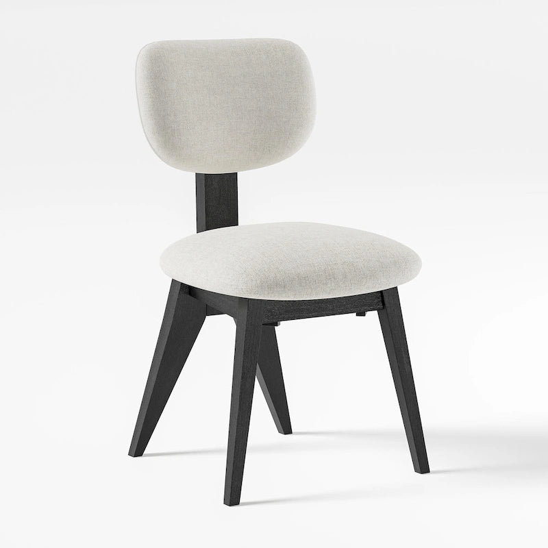 Comedor de madera maciza de 2 unidades - 21*19*33