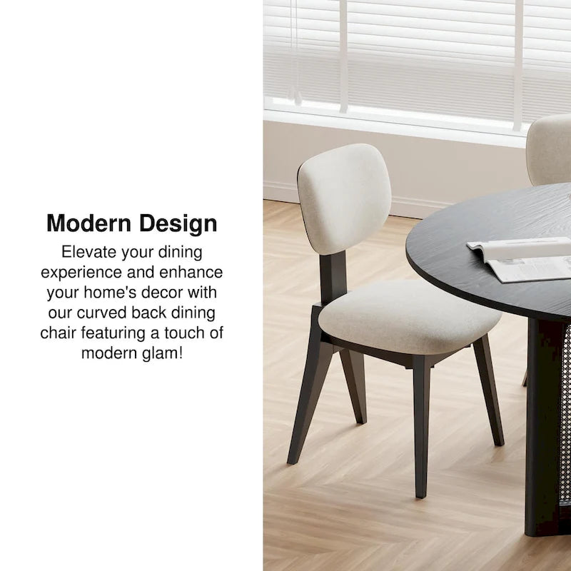 Comedor de madera maciza de 2 unidades - 21*19*33