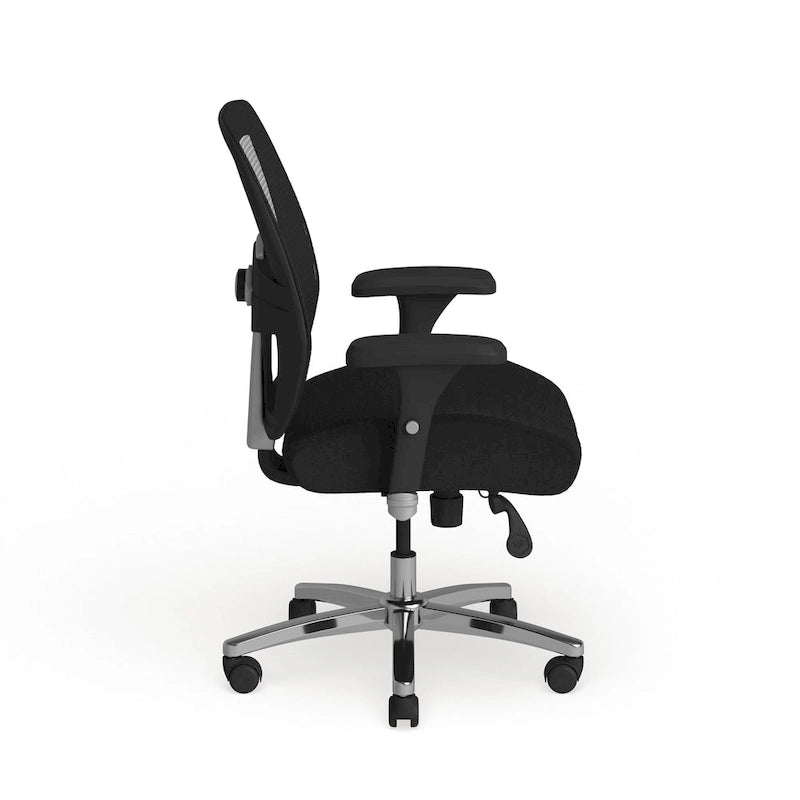 Ergonomischer Mesh-Bürostuhl für intensive Nutzung rund um die Uhr, für große und kräftige Personen, Belastbarkeit 500