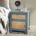 SAFAVIEH Zhane Coastal 1-Drawer 1-Door Nightstand
