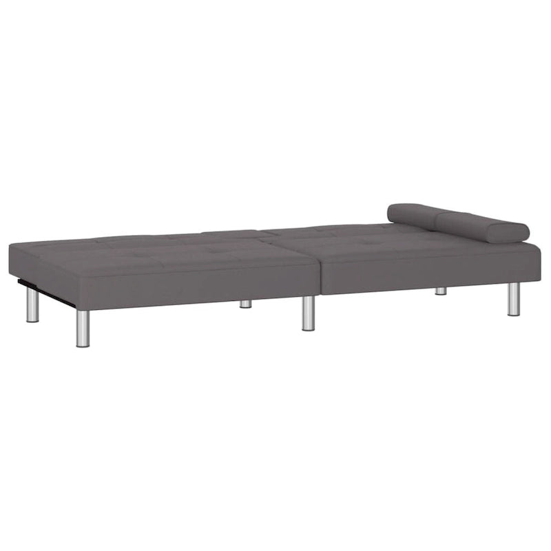 Ausklappbares Schlafsofa mit Getränkehaltern aus Kunstleder - 78.7 x 35 x 27.6