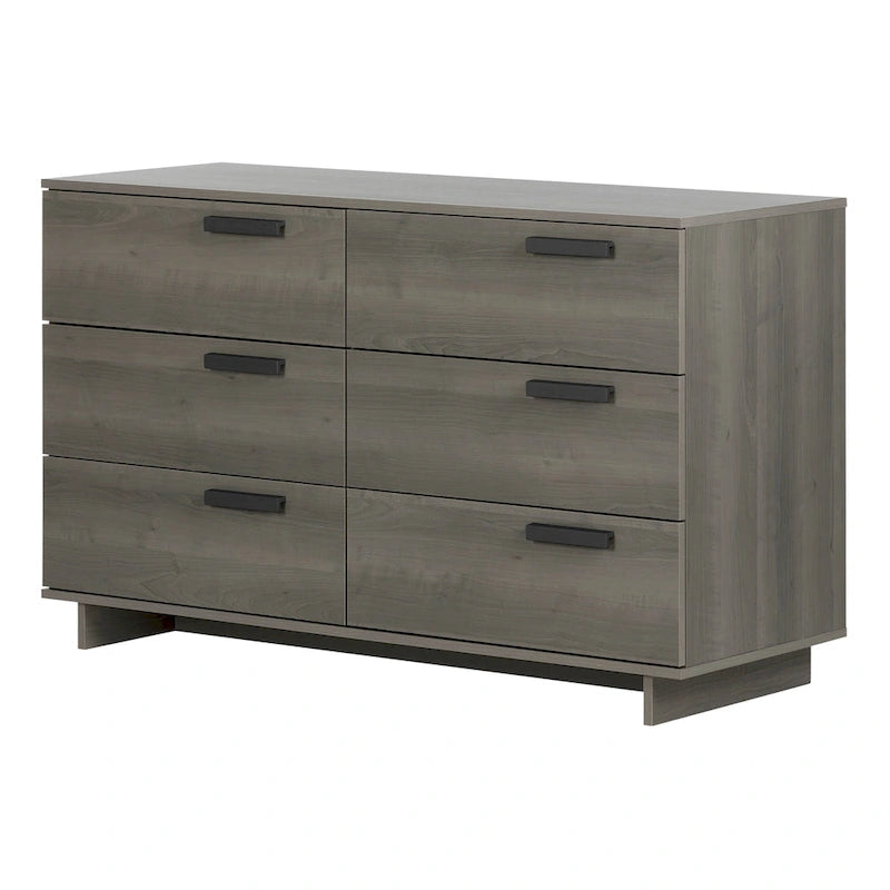6-Drawer Double Dresser bed frame for bedroom