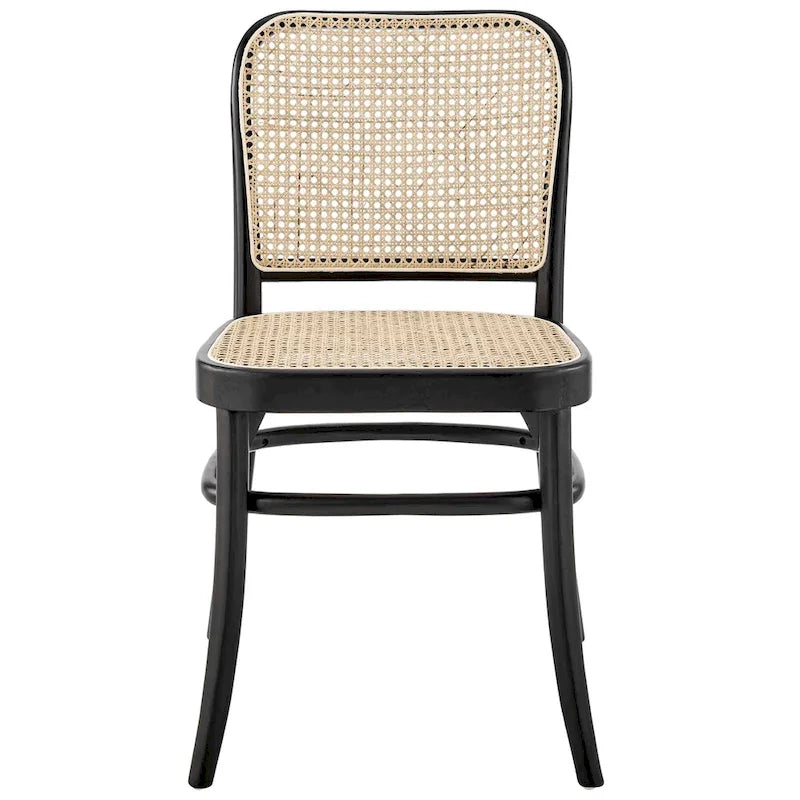 Chaises latérales de salle à manger en bois, lot de 2