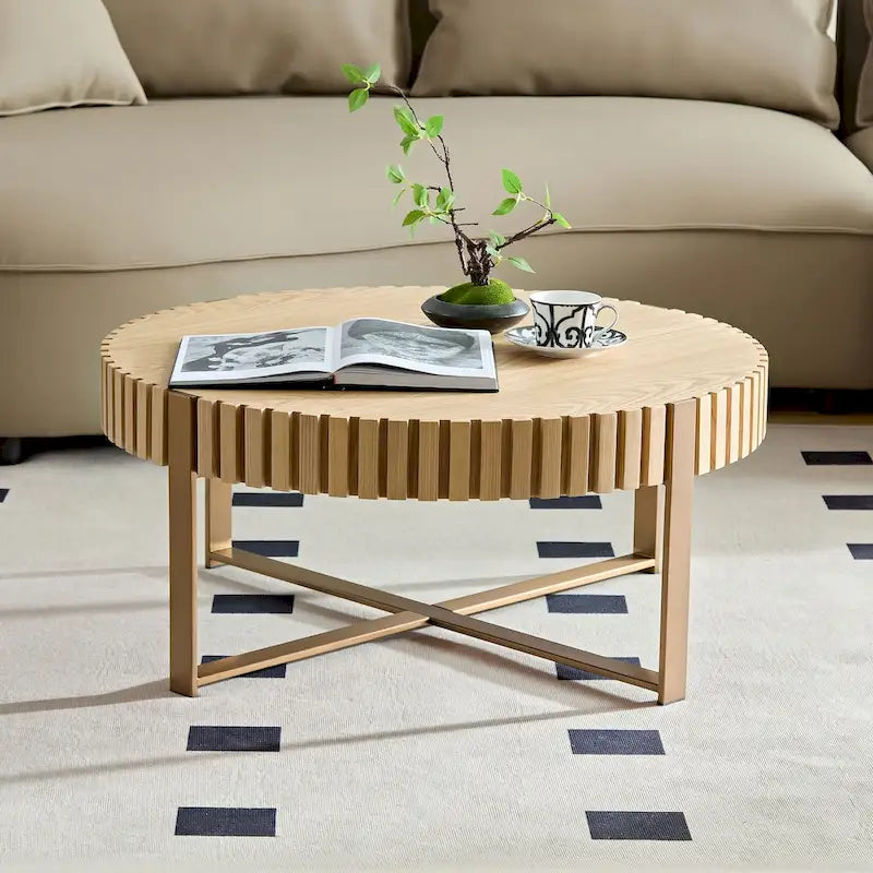 Runder Tisch für das Wohnzimmer
