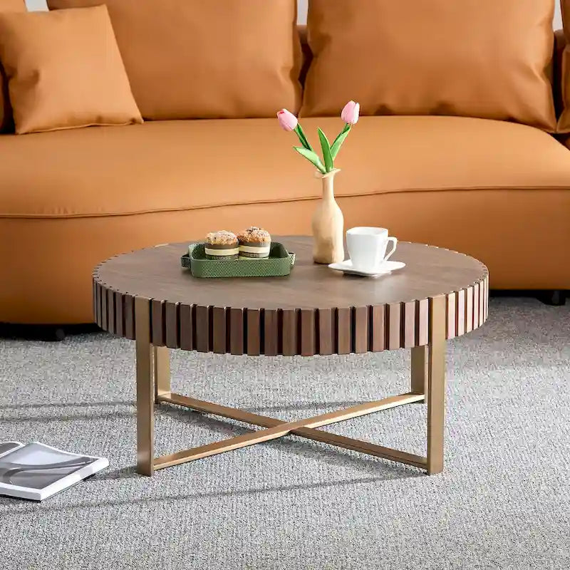 Runder Tisch für das Wohnzimmer