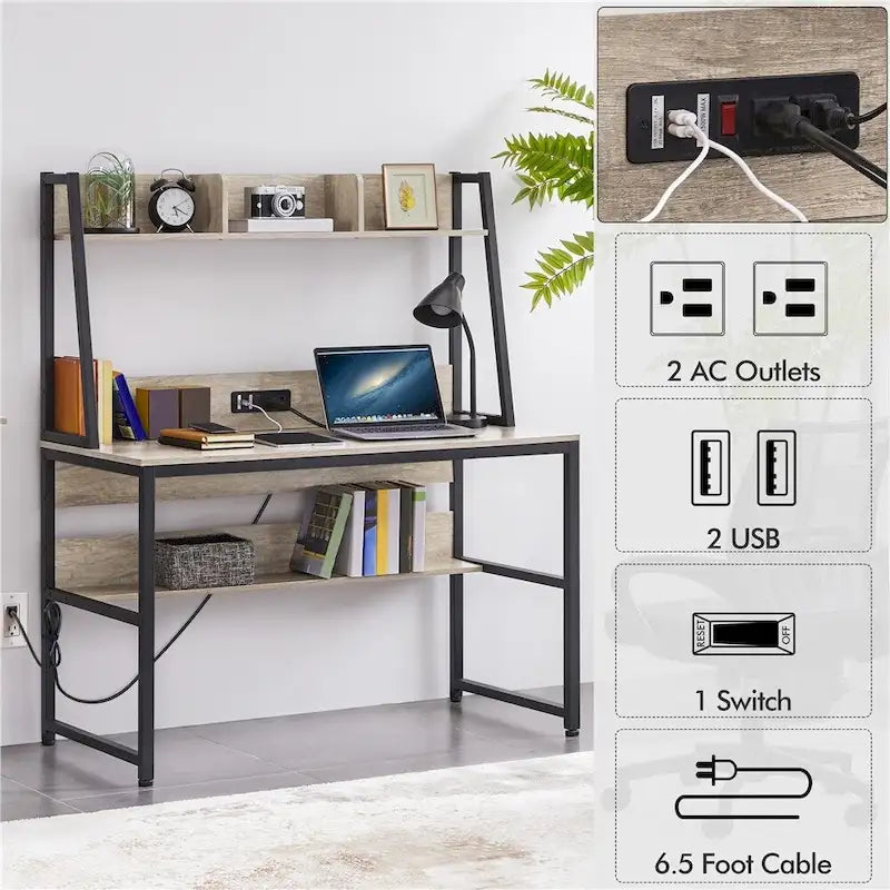 47.5-inch Home Office Desk with and