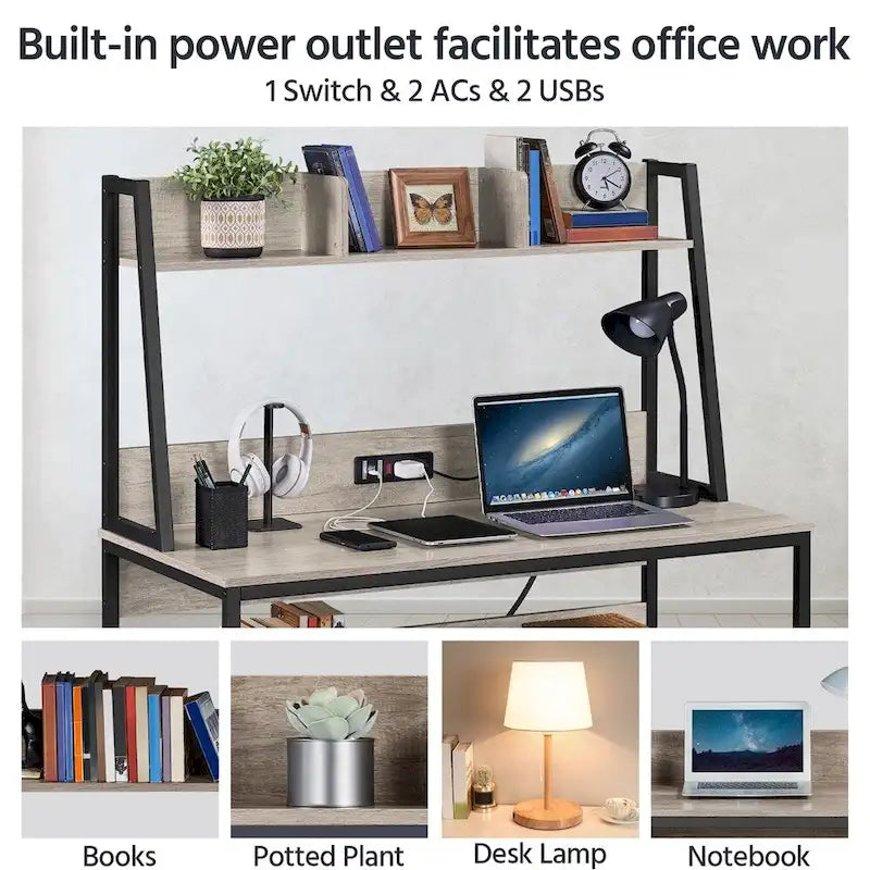 47.5-Zoll-Schreibtisch für das Homeoffice mit und