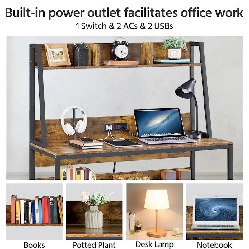 47.5-inch Home Office Desk with and