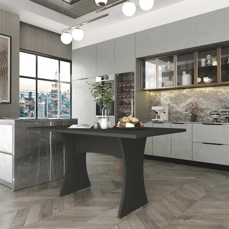 Moderner Esstisch im Mid-Century-Stil