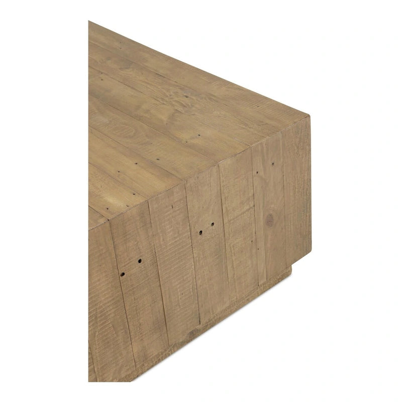 Quadratischer Holztisch, braun - 31.5 X 31.5 X 16