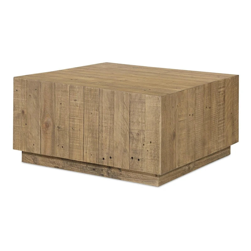 Table carrée en bois, marron - 31.5 X 31.5 X 16